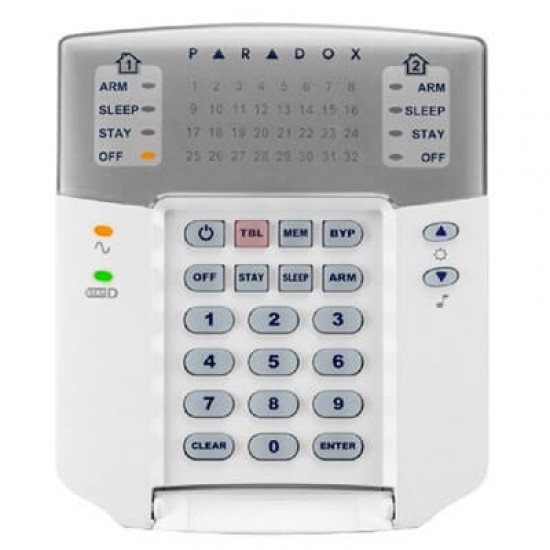 PARADOX K32+ Kablolu LED Keypad